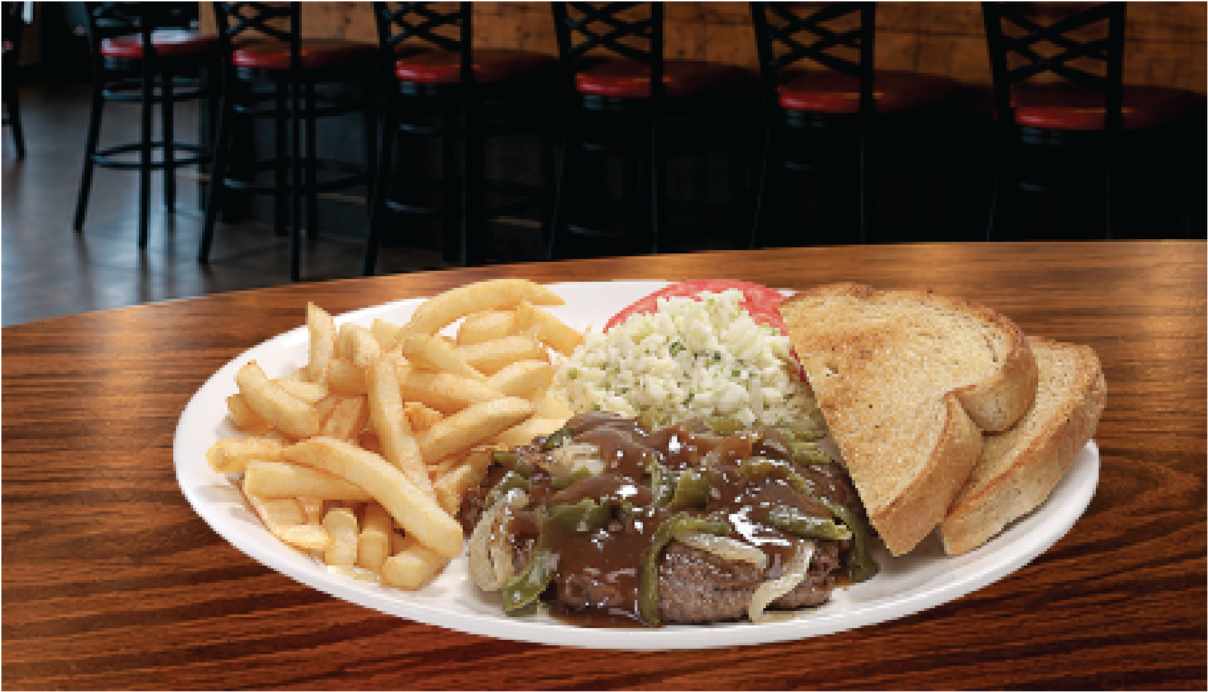 Chopped Steak Platter