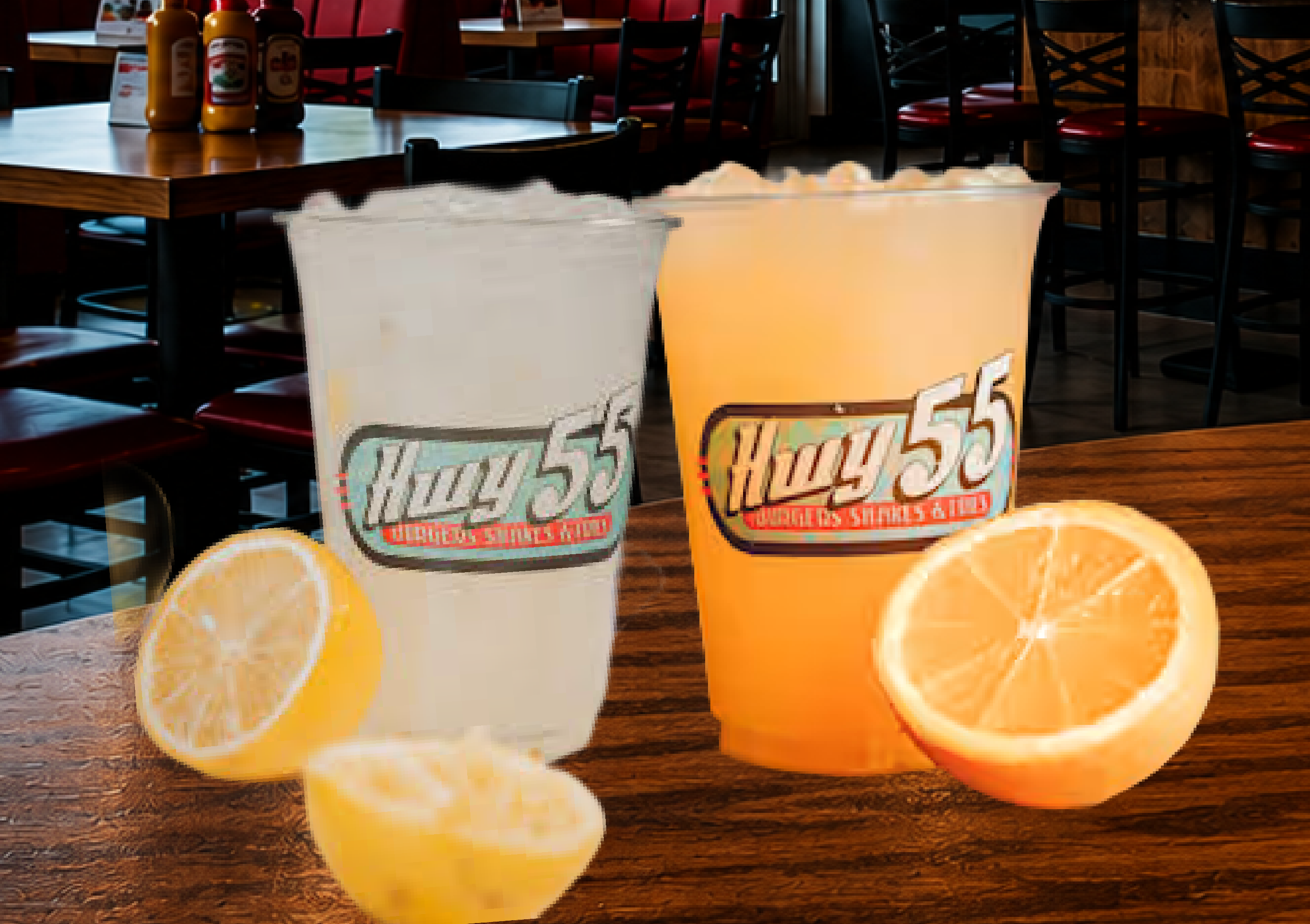 Homemade Orangeades and Lemonades