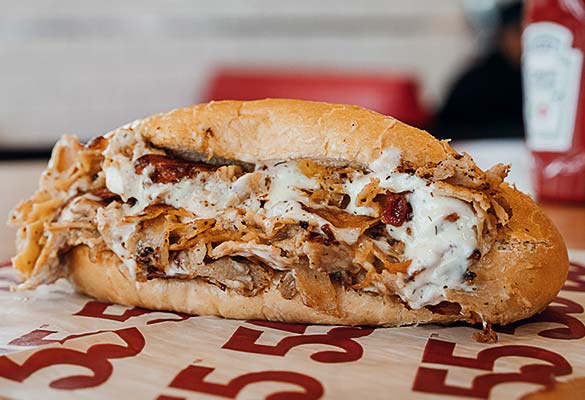 Menu cheesesteaks